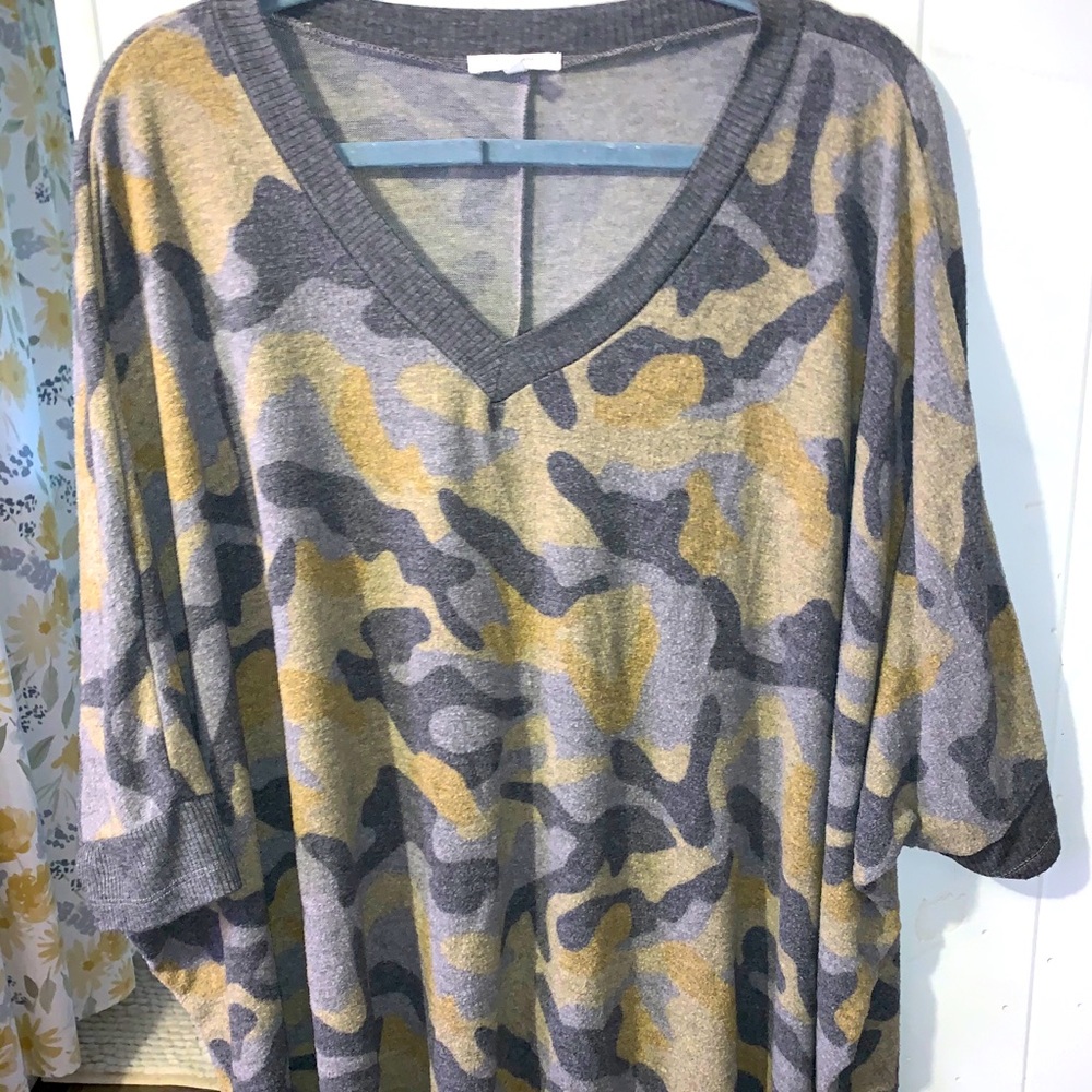Soft Camo Poncho size s/m